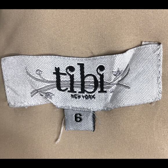 tibi New York Size 6 Viola Silk Chiffon Minidress Abstract Watercolor - Picture 15 of 16